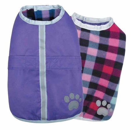 ZACK & ZOE Zack & Zoey UM210 10 79 NorEaster Dog Blanket Coat; Purple - Extra Small UM210 10 79